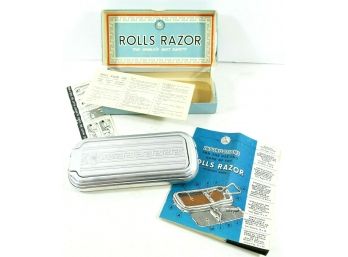 Rolls Razor - VISCOUNT - Made In England 1953 With Box And Paperwork - Safety Razor - Shaver