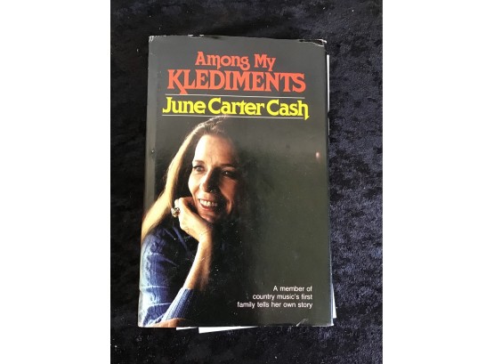 Signed June Carter Cash Amoung My Klediments And Signed Cash Memorabiiia