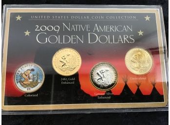 2009native American Golden Dollars Collection