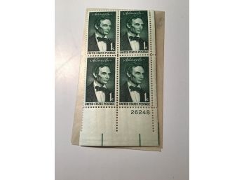 A.Lincoln 1 Cent Stamps Not Used