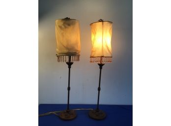 Tall Iron Base Accent Lamps
