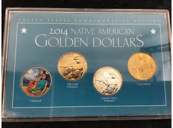 2014 Native American Golden Dollars Collection