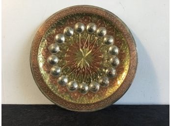 Multi Colored Brass Plate