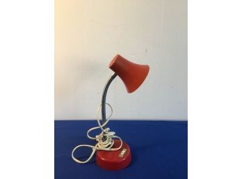 Mid Century Red Desk Lamp