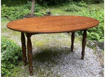 Vintage French Country Henredon Mahogany Dining Table