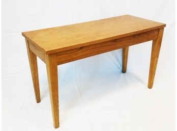 Wood Piano Bench Seat With Storage