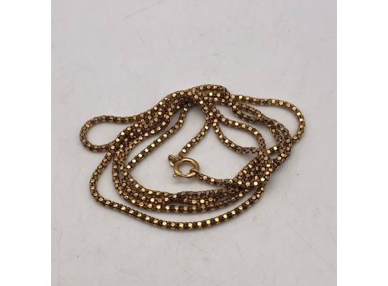 Vintage 18k Woven Gold Chain 36', 12.5g