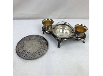 Vintage Silverplate Serve Ware, 2 Pieces