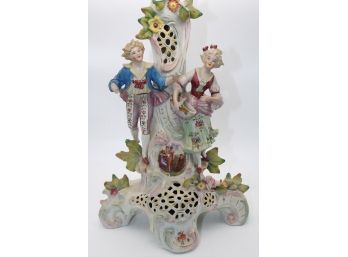 Vintage Unique Meissen Style Porcelain Figurine