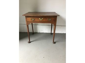 Antique Oak End Table - Needs Work