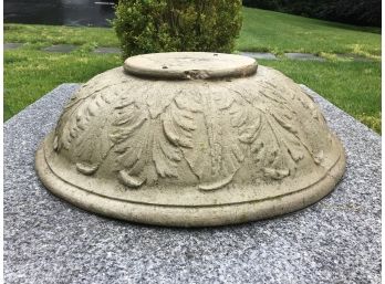 Large Low Stone Planter (1 Of 2)