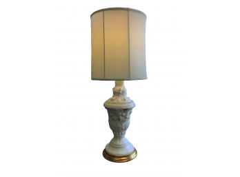 Vintage Italian White Ceramic Lamp, Tall And Stunning! (1 Of 2)