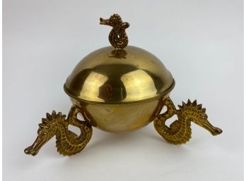 D. L. & Co. Brass Dragon Candle
