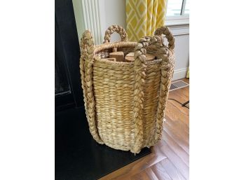 Rustic Handle Basket