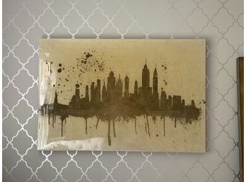 Large Wrapped City Print