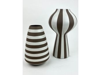 Set Of Jonathan Adler Ceramic Vases