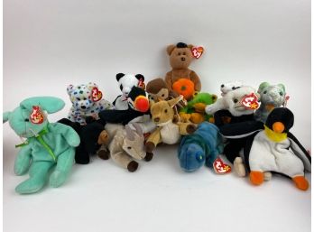 Collection Of 15 Ty Beanie Babies