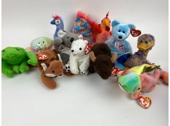 Collection Of 11 Ty Beanie Babies