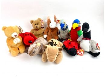 Collection Of 10 Ty Beanie Babies