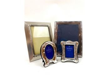 Collection Of Silver Toned Picture Frames