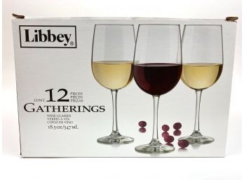 Libbey Wine Glasses (12)