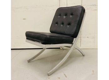 Black Barcelona Style Chair