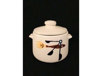 Vintage Westbend Stoneware Beanpot Crock