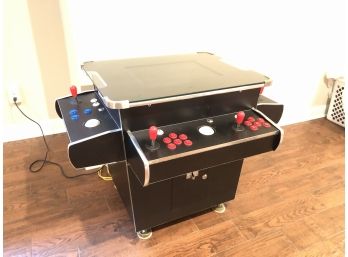 2-Player 3-Sided Cocktail Arcade With Trackball