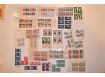 113 Stamps  In Blocks - Mint