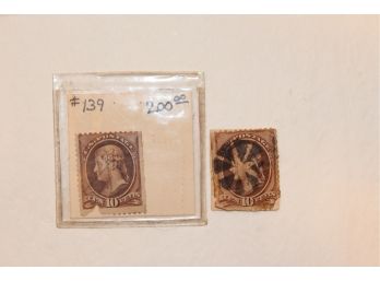 Scott 139 (2 Stamps)