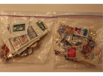 2 Bags Used Stamps
