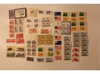 99 Assorted Unused 6 Cent Stamps