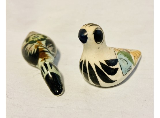 3 Birds Green Ceramic With 2 Little Friends