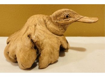 Carved Platypus - Hand Carved Out Of Burrowed Very Nicely Done