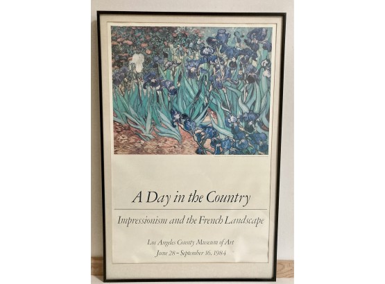1984 Van Gough Gallery Poster From Los Angeles County Museum Of Art