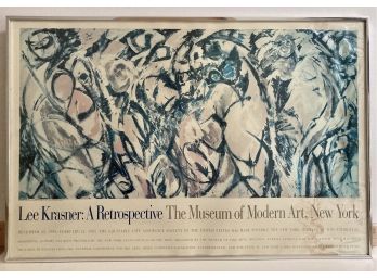 1984 Lee Krasner A Retrospective Gallery Poster From MOMA