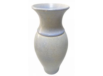 Vintage Signed Studio Pottery Pale Blue Vase