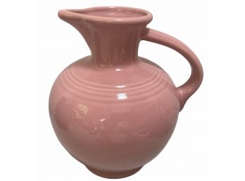 Vintage Fiestaware Rose Pottery Pitcher