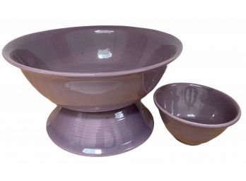 Metlox Pottery 'Colorstax' Purple Bowls - 3 Pieces