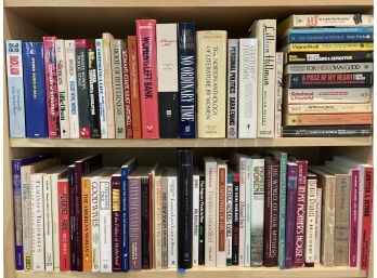 Two Shelves Of Books - Women, Feminist, History And Biography