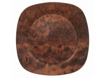 Burled Wood Platter By Dansk Designs Made In Malaysia