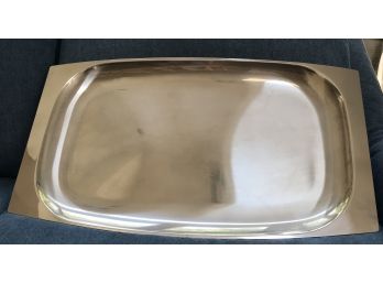 MCM 18/8 Stainless Steel Large Platter 21' Wide