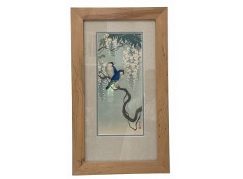 Vintage Japanese Print Of Two Birds