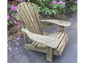 Vintage Mahogany Adirondack Chair