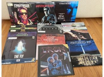 13 Action / Sci Fi Movers On Laser Disc  (A)