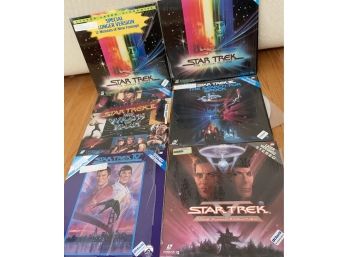 Six Star Trek Movies On Laser Discs (B)