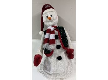 Karaoke 42' Tall White Red And Black Snowman