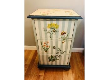 Charming Hand Painted Accent Table