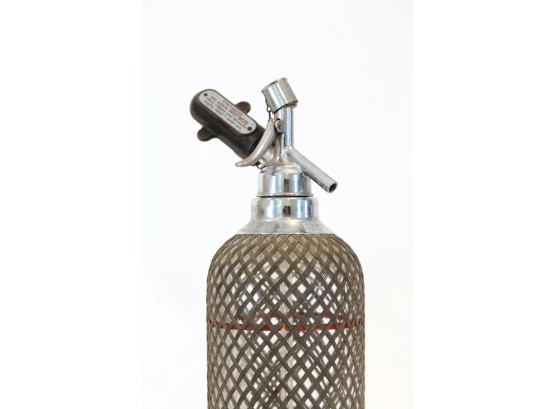1930's Sparklets Soda Siphon W Wire Mesh