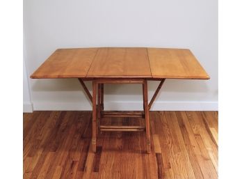 MCM Vintage Haywood Wakefield Ashcraft Drop Leaf Dining Table
